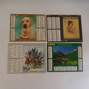4 Calendarios Almanach Factor La Poste Francia 2004 2005 2008 Alpes-Maritimes - Imagen 1 de 10