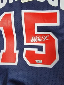 Magic Johnson Lakers Signed Team USA Mitchell & Ness Authentic Jersey Fanatics - Picture 1 of 6