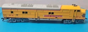 Tyco HO EMD E7 diesel, City of San Francisco, SF-4, Runs & pulls great. - Picture 1 of 5