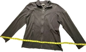 Suéter LL Bean Mujer Pequeño Cremallera Completa Negro 100% Poliéster  - Imagen 1 de 4