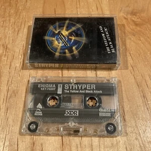 Stryper -The Yellow And Black Attack CASSETTE TAPE 1st US issue barren cross - Picture 1 of 3