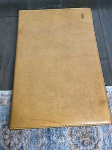 Vintage Hartmann braun Portfolio Leder Folio Größe Planer Agenda Etui Schreiben selten - Bild 1 von 8