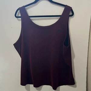 Women's Harley-Davidson Cami Sparkle metallic red black size 2W - Picture 1 of 10