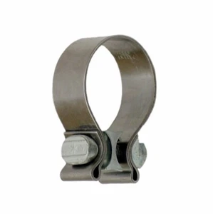 Abrazadera silenciadora de tubo de escape Harley 1 3/4" acero inoxidable Rush Racing 65296-95A - Imagen 1 de 1