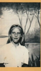 Gelatin Silver Photograph jpg Reprint Young School Girl Class Portrait Blue Eyes - Picture 1 of 2