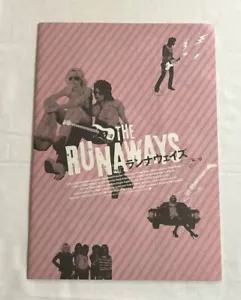 Folleto del programa de películas THE RUNAWAYS JAPÓN Dakoda Fanning - Imagen 1 de 7