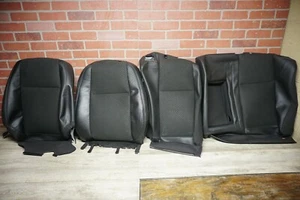 BLACK 2017-2019 BUICK ENCORE FRONT REAR LEFT RIGHT UPPER SEAT COVER SET OF 4 OEM - Picture 1 of 11