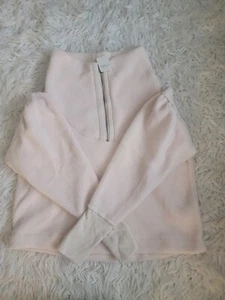 Free People Champagne Dreams Fleece Cool Slouchy  Pull-over ~ Size XL - Picture 1 of 3