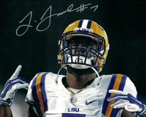 Leonard Fournette Autographed/Signed LSU Tigers 8x10 Photo JSA 14101 - Picture 1 of 1