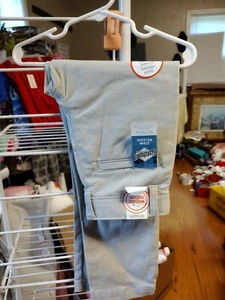 Little Girls SLIM Sz 7, Stretch Straight Leg Kacki Pants - Picture 1 of 2