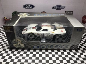 1/18 White Ford GT40 Racing #68 Eagles Race 69’ Le Mans JOEST RARE DIE CAST - Picture 1 of 7