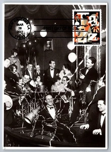 #4503 Jazz FDC Maxi Card Vienna's Moulin Rouge 1925 - Picture 1 of 2