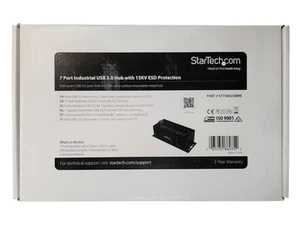 NEW OPEN BOX StarTech 7-Port Industrial USB 3.0 Hub with ESD Protection - Bild 1 von 2