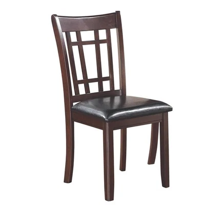 Coaster Home Furnishings Lavon Dining Side Chairs with Padded Vinyl Seat - Image 1 of 4
