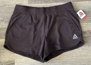 Pantalones Cortos Reebok Studio Relajados Calce Activo Cintura Elástica Chocolate Ciruela Mujer XXXL - Imagen 1 de 5