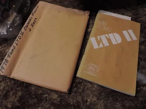 1978 Ford Limited II Owners Manual second printing, Keys and matching id tags - Picture 1 of 8