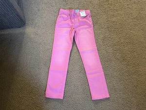Girls Jeans Size 7 Regular Pink Skinny Jeans Sonoma Brand NWT - Picture 1 of 6