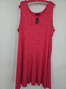 Neu mit Etikett Lane Bryant ärmelloses rotes Stretchkleid 26/26 knielang - Bild 1 von 5