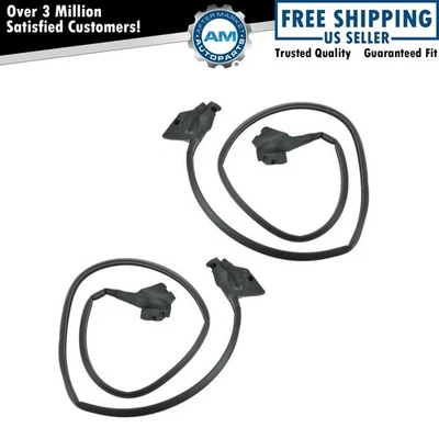 Door Seal Weatherstrip Pair Set of 2 for Buick Chevy GMC Olds Pontiac 2 - Image 1 of 2