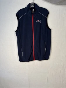 New England Patriots blaue Fleeceweste Herren Gr. Small Reißverschlusstaschen NFL K1268 - Bild 1 von 11
