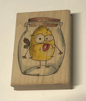 Whipper Snapper Designs Caught A Bug Rubber Stamp Bug In Jar CT944 - Image 1 of 4