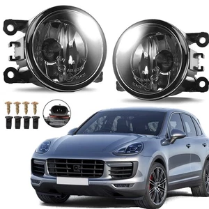 Fit for Porsche Cayenne 2011-2015 Left&Right side Halogen Front Fog Light Lamp - Picture 1 of 13