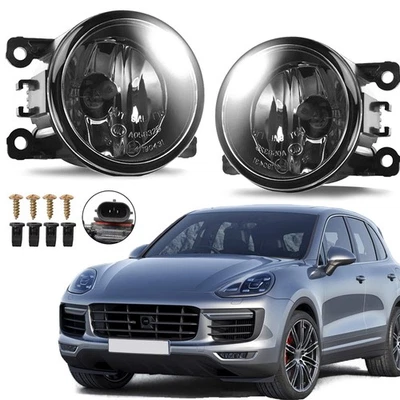 Fit for Porsche Cayenne 2011-2015 Left&Right side Halogen Front Fog Light Lamp - Image 1 of 4