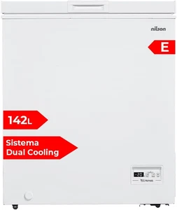 Congelador Horizontal Blanco NCH1500EDC. Capacidad 142 Litros, Dual Cooling, 4 S - Foto 1 di 12