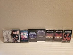 Vintage METALLICA Lot Of 8 Cassette Tape Ride Lightning Kill Puppets Justice  - Bild 1 von 22
