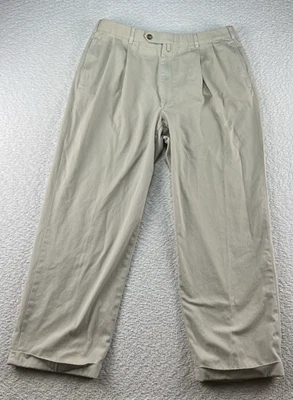 Tommy Hilfiger Dress Pants Men’s 32x28 Beige Classic American Tailored Trousers - Image 1 of 4