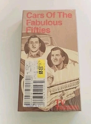 Cars Of The Fabulous Fifties VHS SEALED Video Treasures Chevy Edsel Ford VTG  - Image 1 of 4