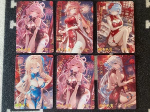 Goddess Christmas Spicy Waifu SSP A6 Size 6 Card Board QiPao Firework - Picture 1 of 9