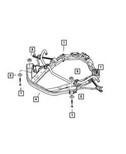 Genuine Mopar Cradle Isolator Front 4782133 - Picture 1 of 1