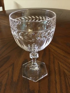 Villeroy and Boch "Miss Desiree" Claret Wine Glass Discontinued Signed - Picture 1 of 7