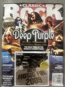Classic Rock Magazin Februar 2009 Deep Purple Cover CD enthalten; Slash; Blackmore - Bild 1 von 17