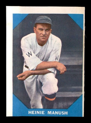 Fleer #18 1960 Heinie Manush EX/EX+ X3259478 Foto 1 de 3