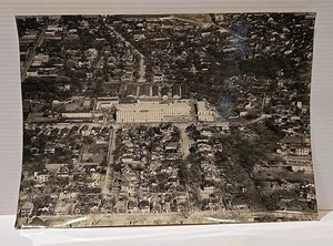 Vintage 1920 Aerial Photo of City area of San Antonio Texas #3 - Picture 1 of 8