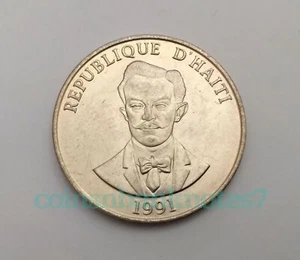 1991 Haiti 50 Centimes Coin, KM153 Uncirculated / Peralte - Picture 1 of 2
