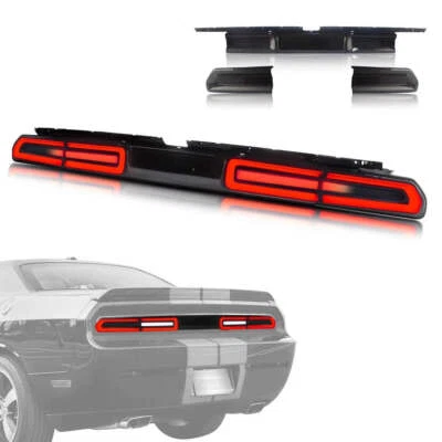 2* Luces traseras LED VLAND para Dodge Challenger 2008-2014 con luces traseras secuenciales Foto 1 de 4