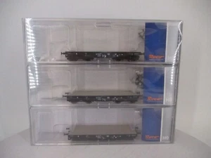 Roco AC H0 66186 Güterwagen-Set 2-teilig der DB Rungenwagen in OVP - Bild 1 von 5