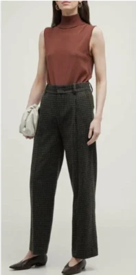 Pantalones de pierna ancha de mezcla de lana y cachemira Vince nuevos con etiquetas Foto 1 de 4