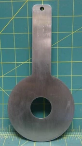 Coulson Paddle Type Orifice Plate With Bore And Bevel 2" X 1.375" For Flow - Picture 1 of 4
