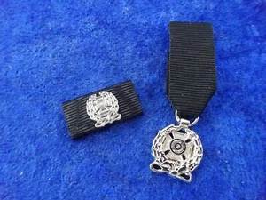 (S1-475) SET US Insignias de Tiro Expert como Orden Miniatura y Pinza Cromo - Imagen 1 de 1