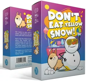 ¡No te comas la nieve amarilla! Juego de Cartas Familiar para Niños Niños Fiesta Carretera Camping - Imagen 1 de 8