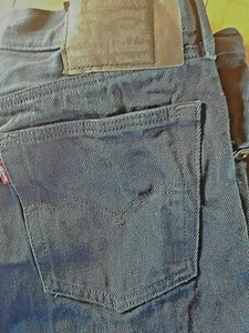 Levis 501 Red Tab - Black Label Button Up Jeans Navy Blau Gr. 36x36 - Bild 1 von 3