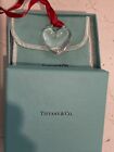 Tiffany & Co Crystal Heart Christmas Decoration / Ornament , Rare, Gift, Love