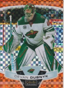 2019-20 O-Pee-Chee Platinum Orange Checkers Devan Dubnyk #02/25 - Bild 1 von 2