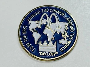 McDonald's Crew Operator Franchise Lapel Pin Taylor Gills Around Corner World - Picture 1 of 2