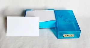 94 White Blank Business Cards 90 x 55mm From Japan - Picture 1 of 4