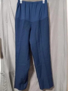ASU female maternity Blue Pants Yellow Stripe Califashions 922/923 SZ small  - Picture 1 of 4